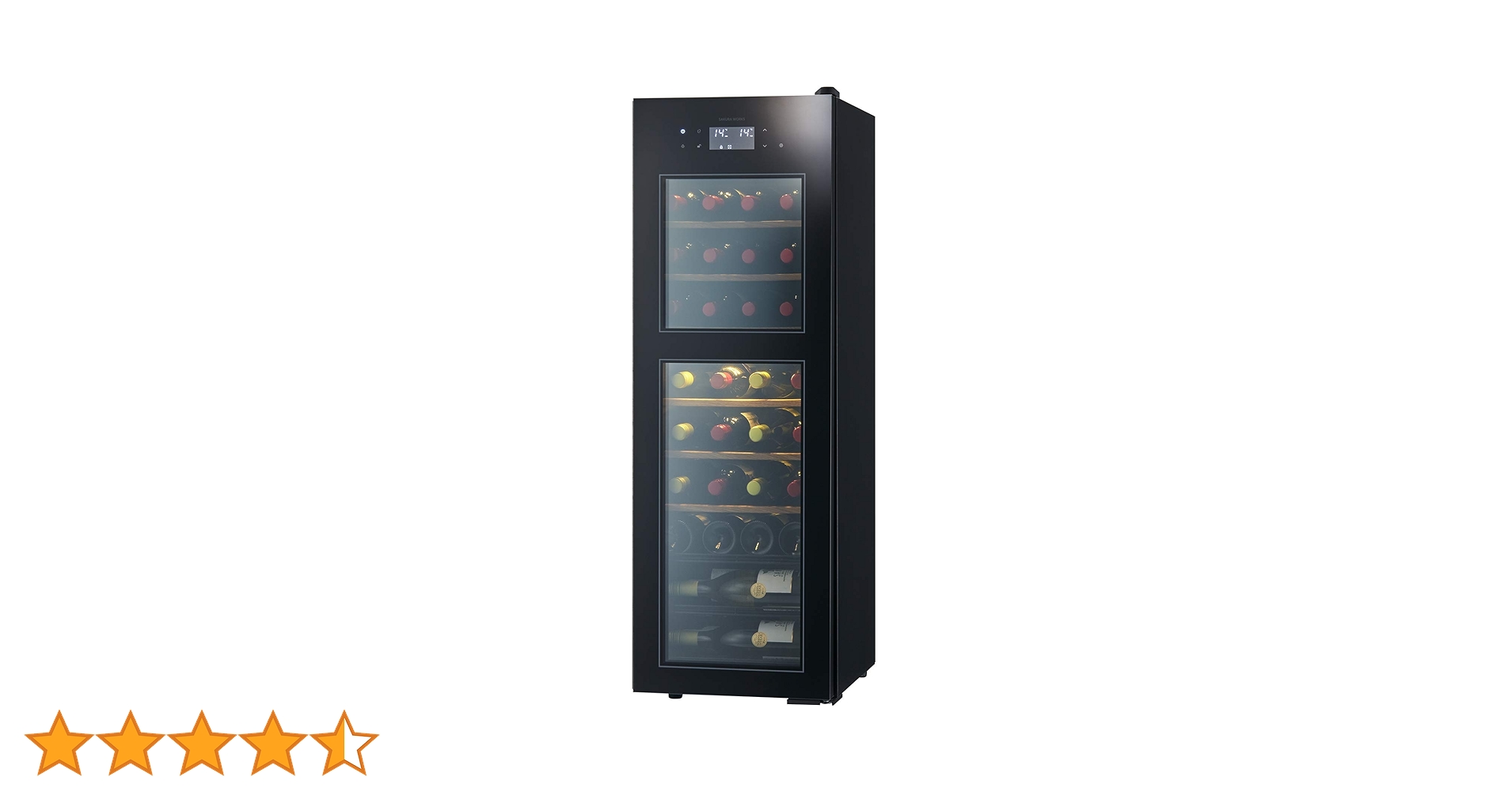 さくら製作所　ZERO Advance SA38-B [ブラック] ★美品★ Amazon.co.jp: さくら製作所 ワインセラー ZERO Advance 38本収納